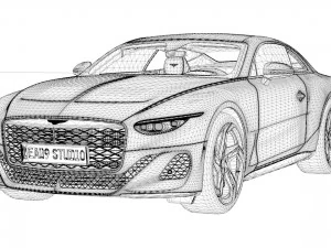 2024 宾利 Mulliner 巴图尔 3D 模型