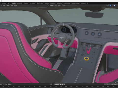 2024 宾利 Mulliner 巴图尔 3D 模型