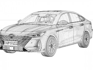 2024 Chery Arrizo 8 3D Model