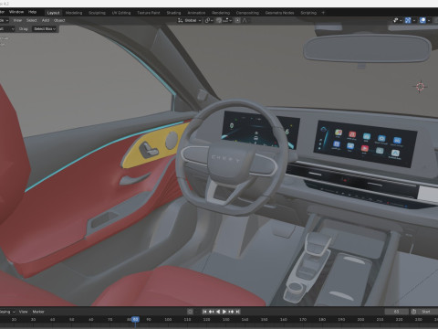 2024 Chery Arrizo 8 3D Model