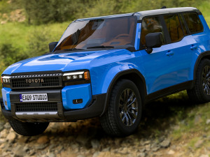 2024 Toyota Prado 3D Модель