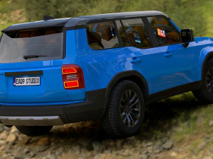 2024 Toyota Prado 3D Model