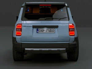 2024 Toyota Prado 3D Модель