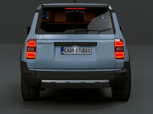 2024 Toyota Prado 3D Model