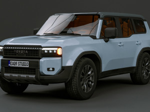 2024 Toyota Prado 3D Модель