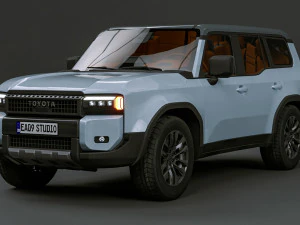 2024 Toyota Prado 3D Model