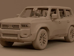 2024 Toyota Prado 3D Model