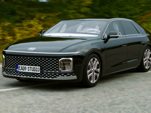 2024 Hyundai Grandeur 3D-Modell