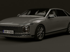 2024 Hyundai Grandeur 3D-Modell