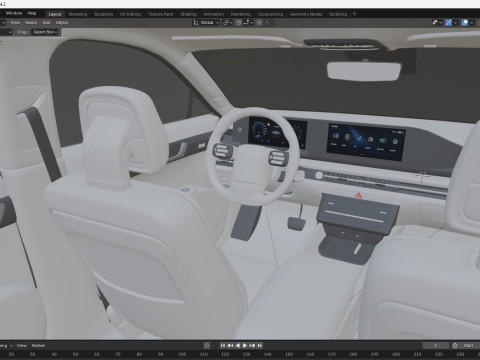 2024 Hyundai Grandeur 3D-Modell