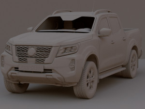 2024 Nissan Navara Frontier 3D Model