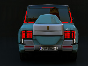 BYD YangWang U8 2024 3D Model
