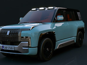 BYD YangWang U8 2024 3D Model