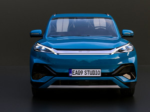 2024 BYD Yuan Plus 3D Модель