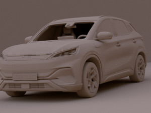 2024 BYD Yuan Plus 3D Модель
