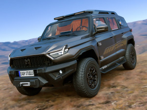 Dongfeng Mengshi M-Hero 2024 3D Model