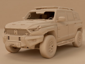 Dongfeng Mengshi M-Hero 2024 Model 3D