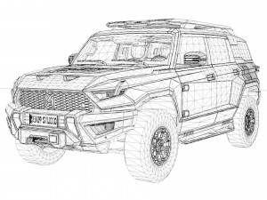 Dongfeng Mengshi M-Hero 2024 Model 3D
