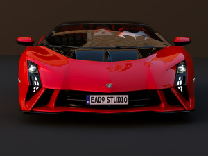 Lambo Invencible 2024 3D-Modell