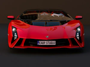 Lambo Invencible 2024 3D Model