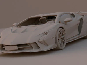Lambo Invencible 2024 3D Model