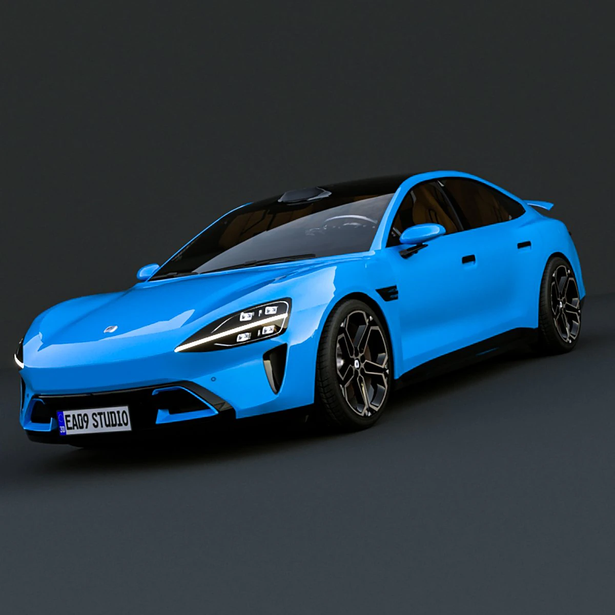 2024 XIAOMI SU7 MAX 3D Model .c4d .max .obj .3ds .fbx .stl .blend 