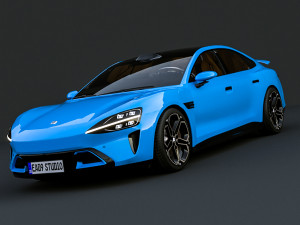 2024 XIAOMI SU7 MAX 3D Model