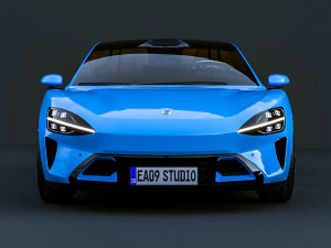 2024 XIAOMI SU7 MAX 3D Model