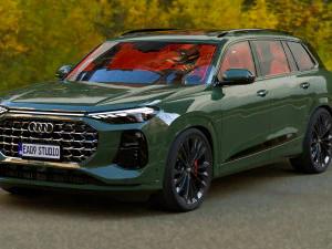 2024 Audi Q6 3D Model