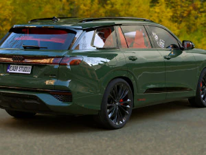 2024 Audi Q6 3D Model