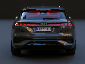 2024 Audi Q6 3D Model
