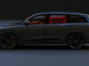 2024 Audi Q6 3D Model