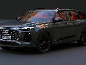 2024 Audi Q6 3D Model