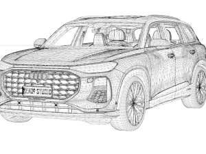 2024 Audi Q6 3D 模型