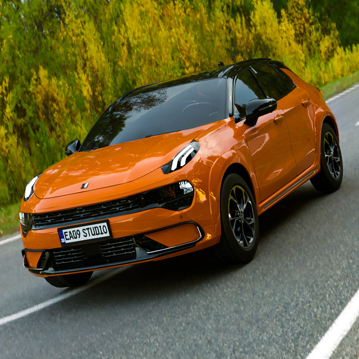 2024 Lynk Co 02 3D Model .c4d .max .obj .3ds .fbx .stl .blend