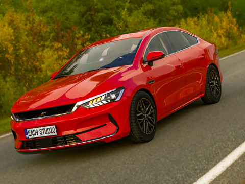 2024 BYD Qin-Plus EV 3D Model