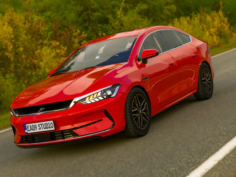 BYD Qin-Plus EV 2024 Model 3D