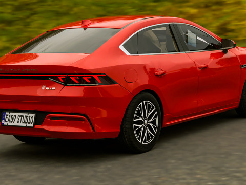 2024 BYD Qin-Plus EV 3D Model