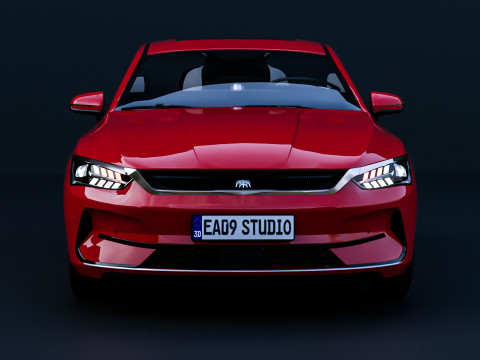 2024 BYD Qin-Plus EV 3D Model