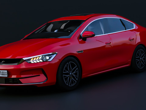 2024 BYD Qin-Plus EV 3D Model
