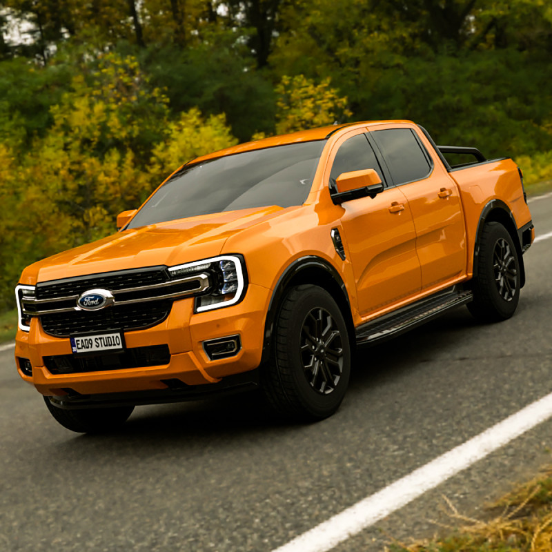 2024 Ford-Ranger Raptor Modelo 3D .c4d .max .obj .3ds .fbx .stl .blend 