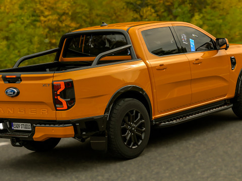 2024 Ford-Ranger Raptor Modelo 3D