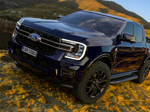 2024 Ford-Ranger Raptor Modelo 3D