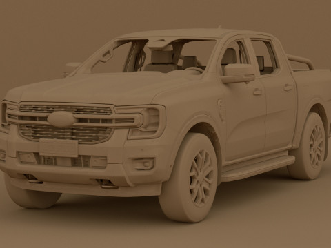 2024 Ford-Ranger Raptor Modelo 3D