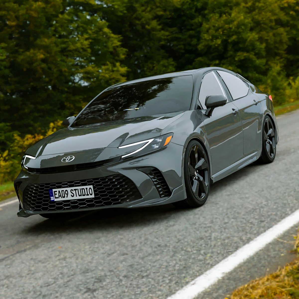 Toyota Camry 2025 3D Model .c4d .max .obj .3ds .fbx .stl .blend
