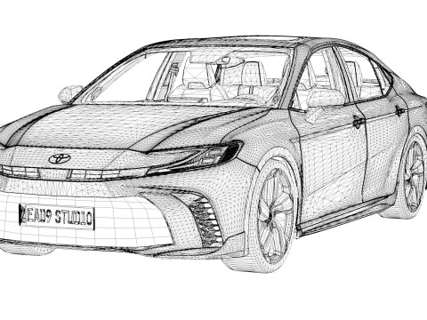 Toyota Camry 2025 3D Model