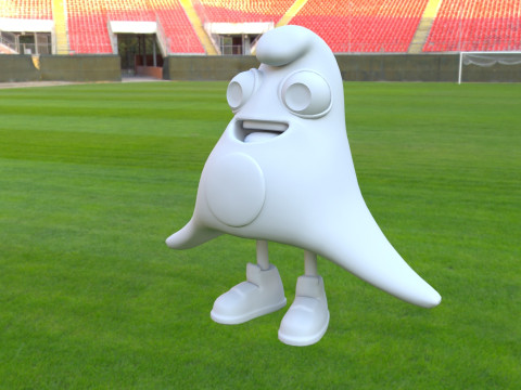 Paris 2024 Olympic Mascot 3D Model