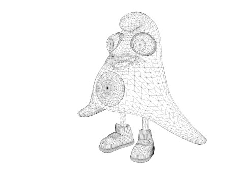 Paris 2024 Olympic Mascot 3D Model
