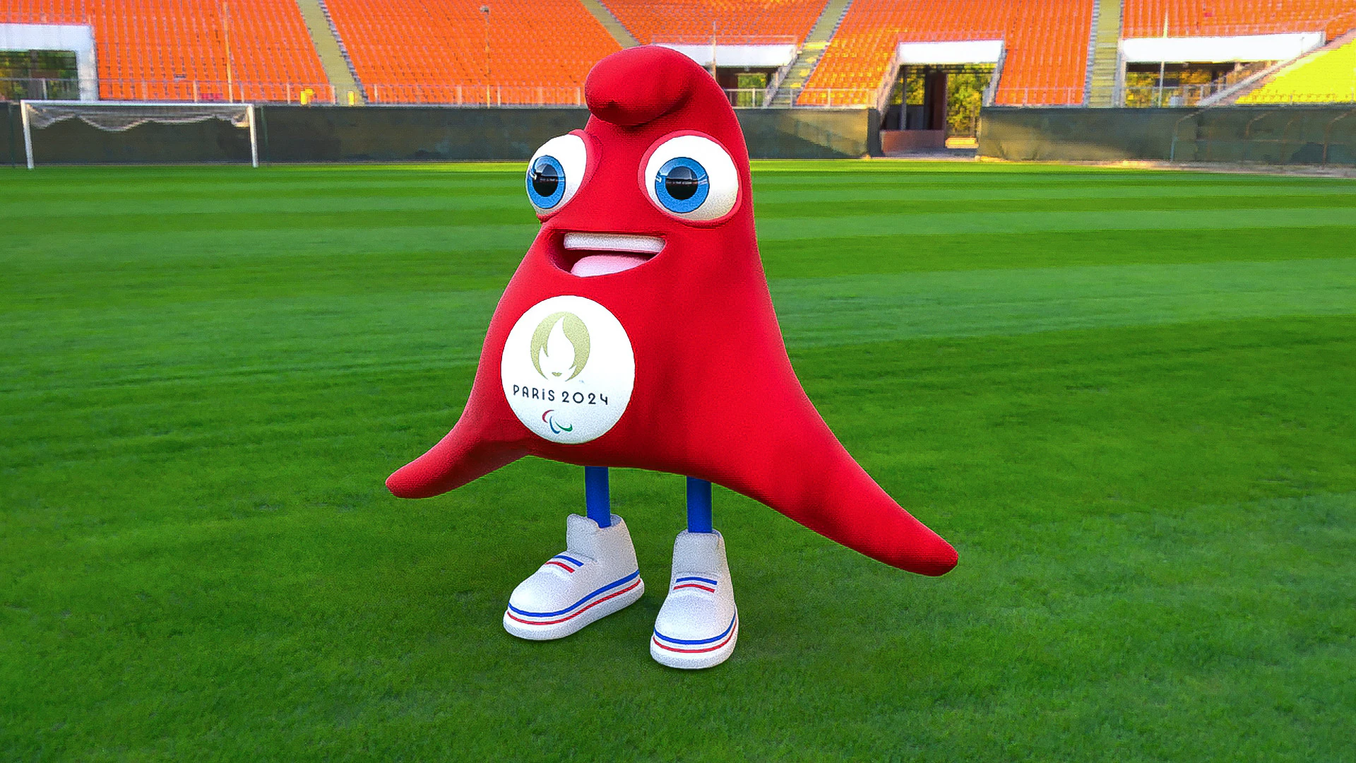 Paris 2024 Olympic Mascot 3D Model .c4d .max .obj .3ds .fbx .stl .blend
