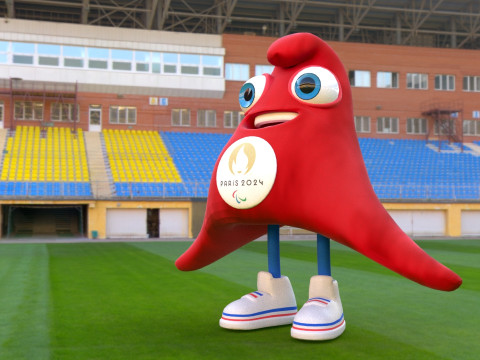 Paris 2024 Olympic Mascot 3D Model